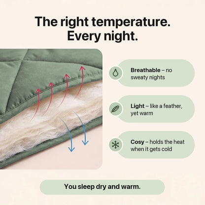 [en] 2-in-1 duvet – the right temperature every night