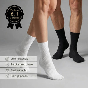 Prémiové ponožky do půli lýtek z bambusového vlákna